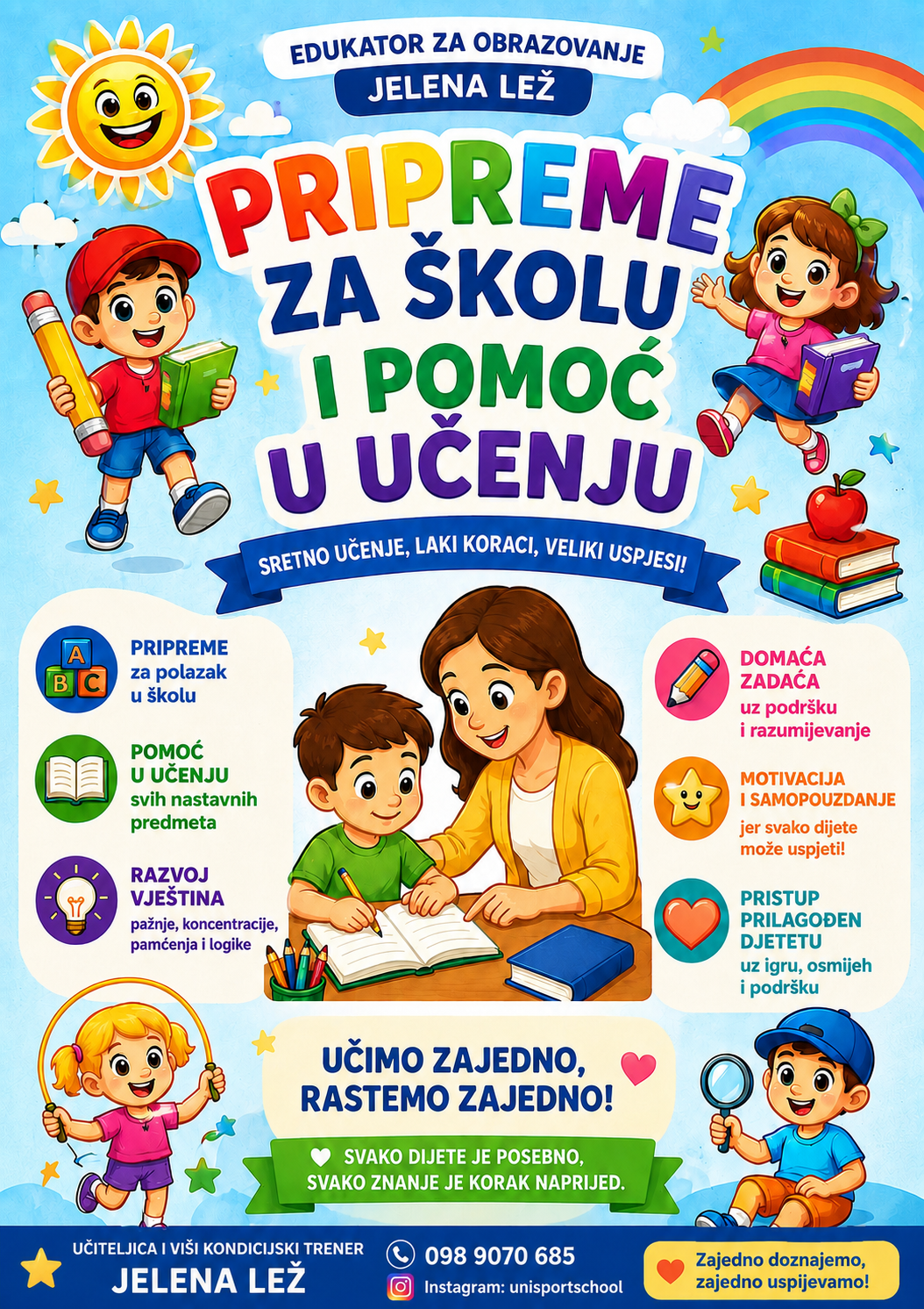 Pripreme za Školu i Pomoć u učenju